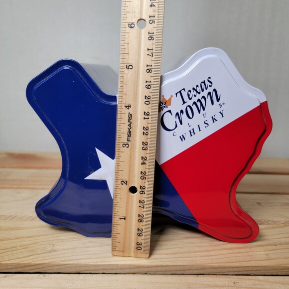 Texas Crown Club Whisky Tin 9.5" Tall - Picture 11 of 13